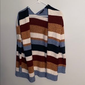 Long multicolored cardigan